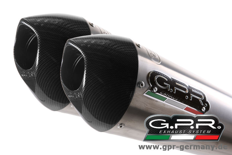 GPR Gpe Ann. Titanium Moto Guzzi Stelvio 1200 8V 2011/17 Slip-on